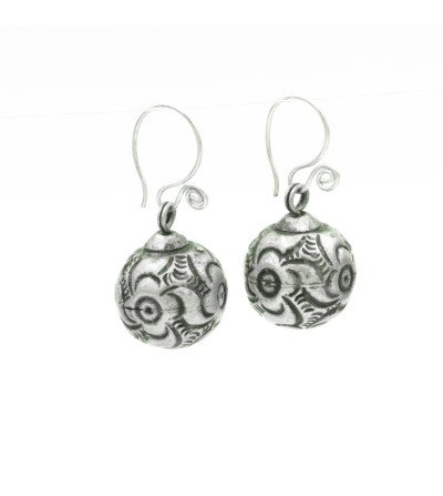 Boucles d'oreille Grelots traditionnels Miao