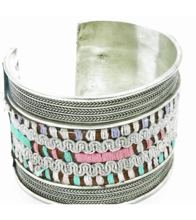 Wide pastel bracelet