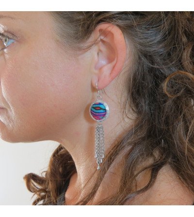 Boucles Ethniques Broderie