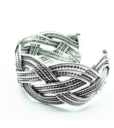 bracelet tressé arrondi