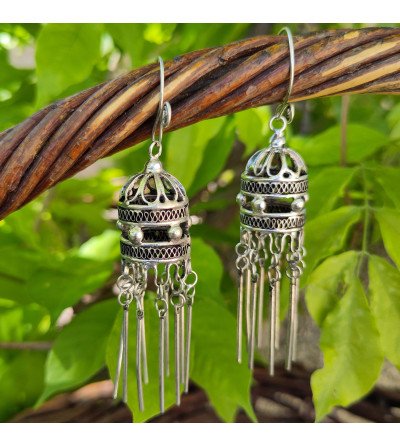 Prayer wheels earrings