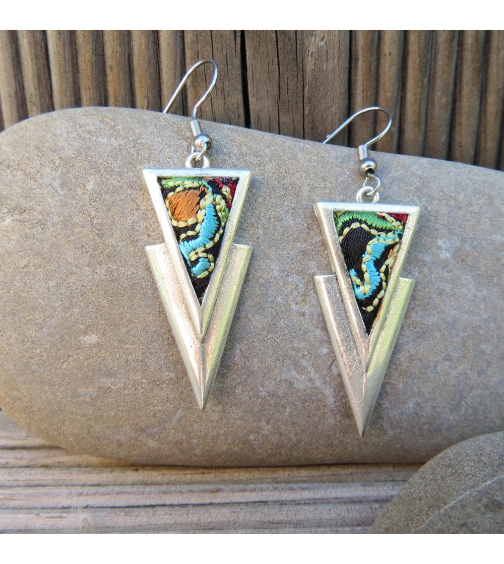 boucles triangles chic