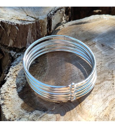 5 rings bangle