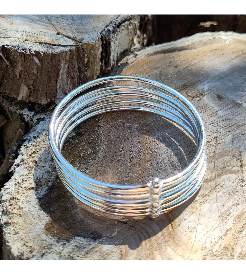 5 rings bangle