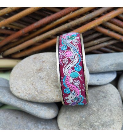 Fancy embroidery bangle