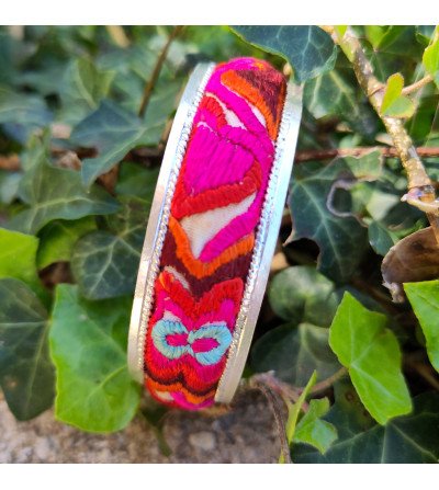 Miao colors embroidered bracelet