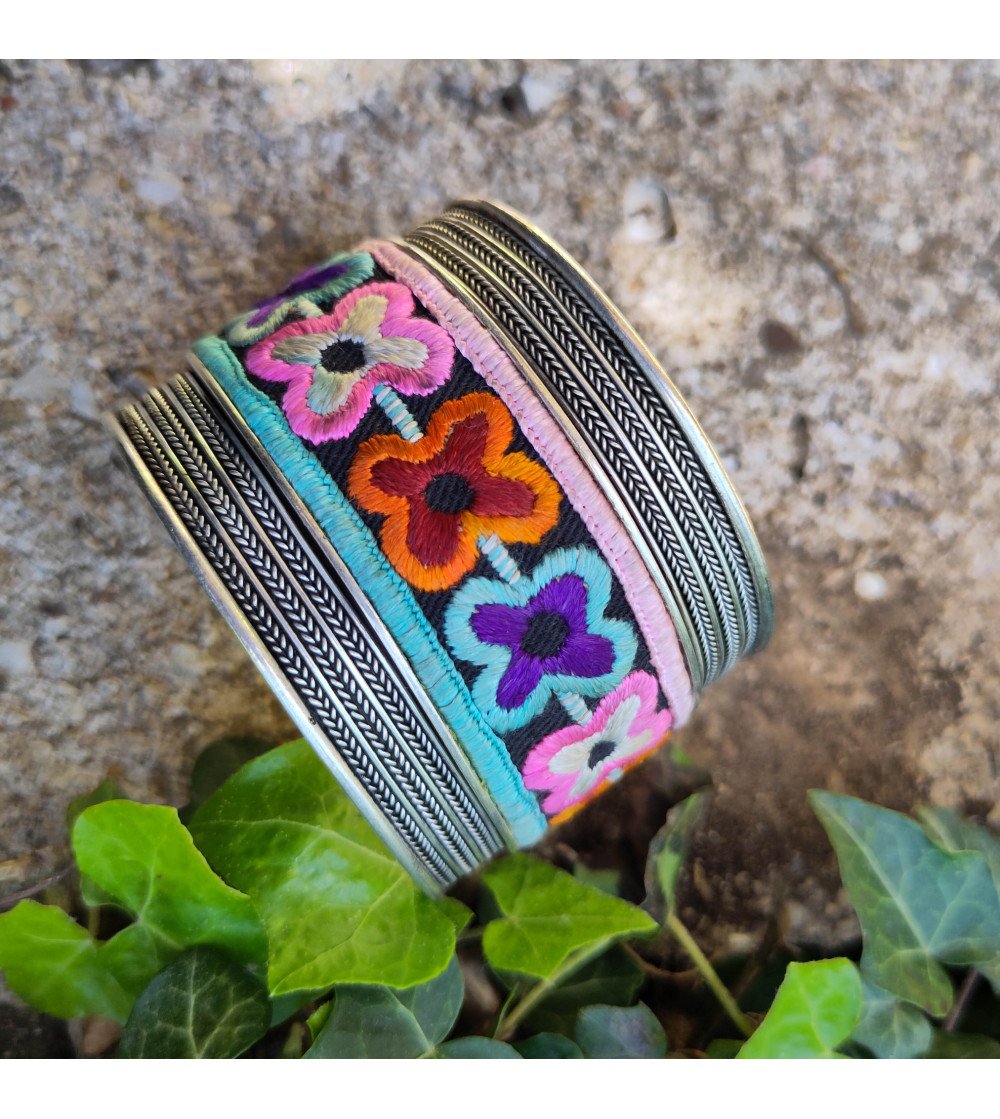 Braided Embroidery Cuff