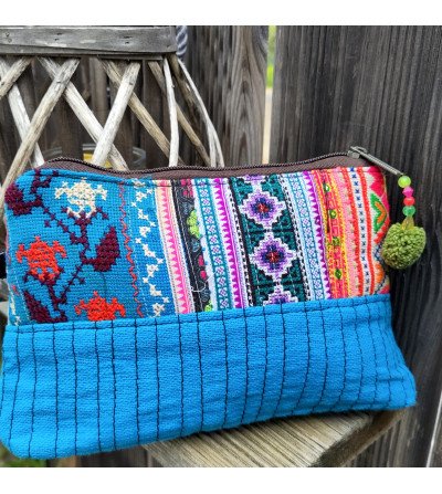 Turquoise embroidered case