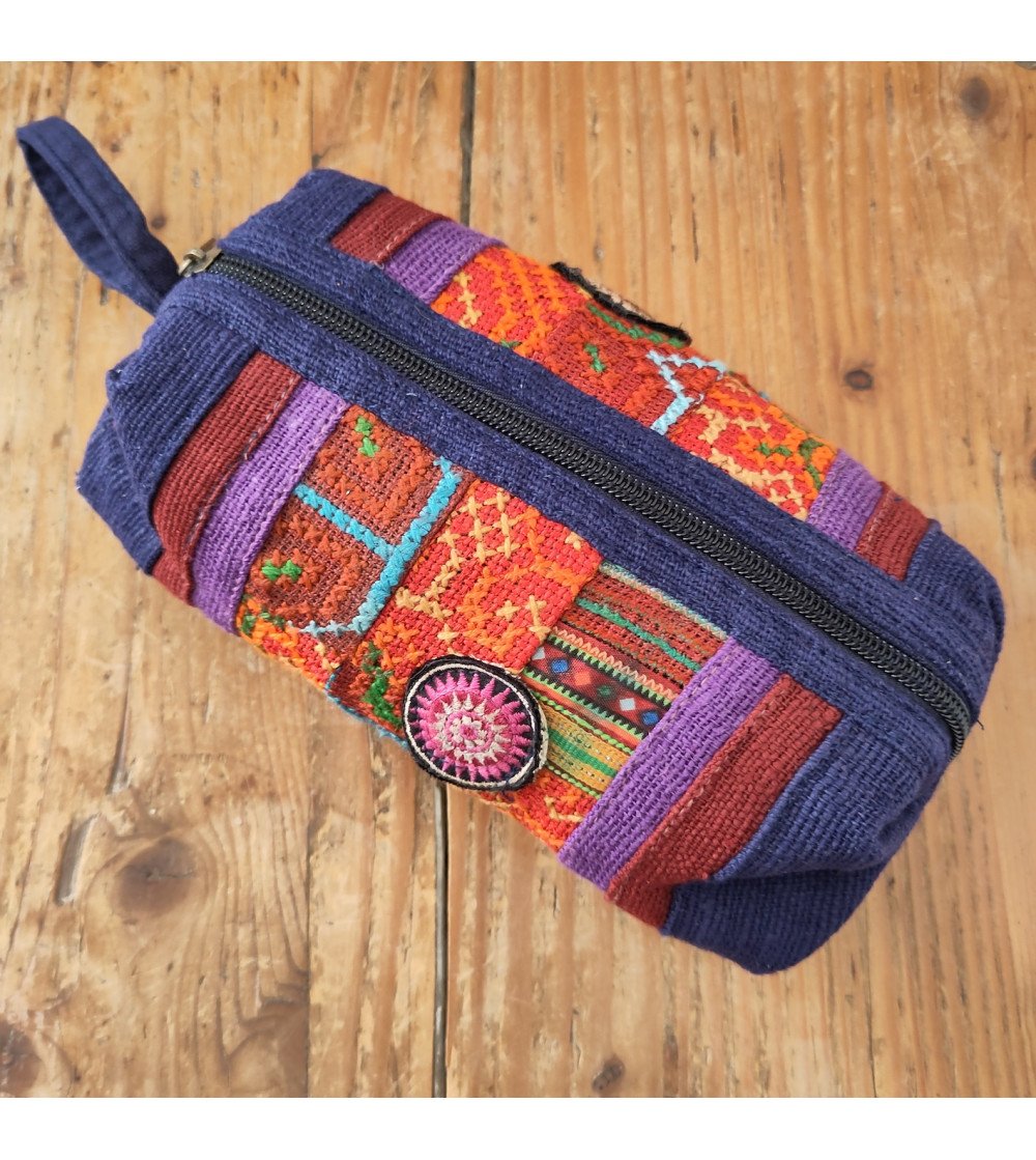 Embroidered pen case - Hmong handicraft