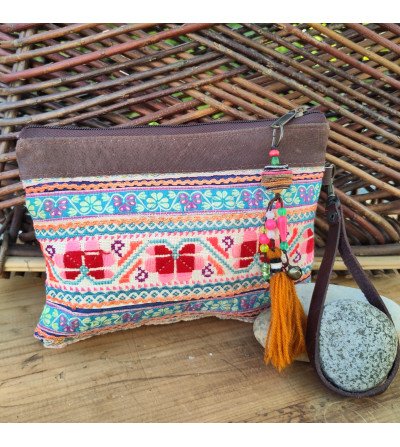 Hmong vintage clutch