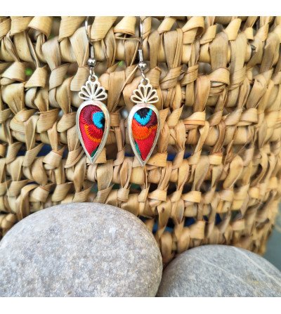 petites gouttes colorées, artisanat Miao